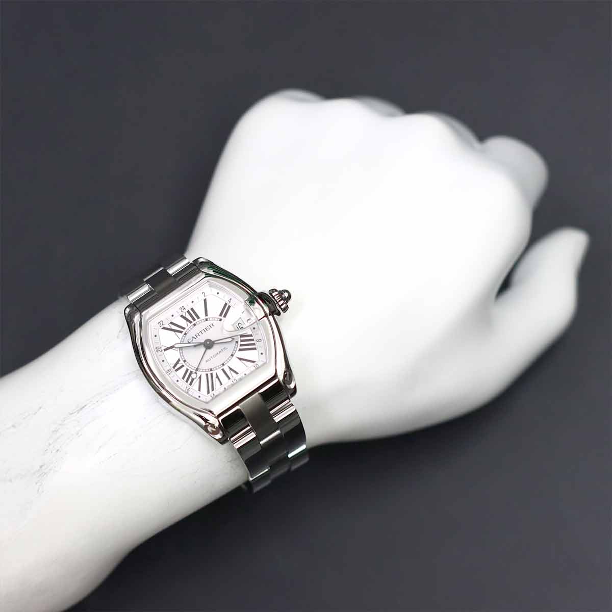 Roadster GMT W62032X6 Date Automatic Silver Dial Mens Watch