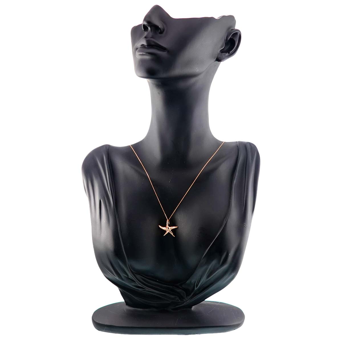 Diamond 0.19ct Necklace 18K Pink Gold 750