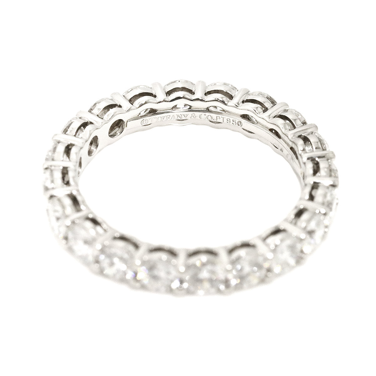 Forever Full Diamond Ring Platinum size4.5(US)