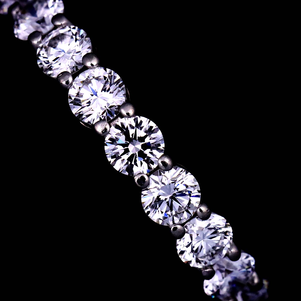 Forever Full Diamond Ring Platinum size4.5(US)