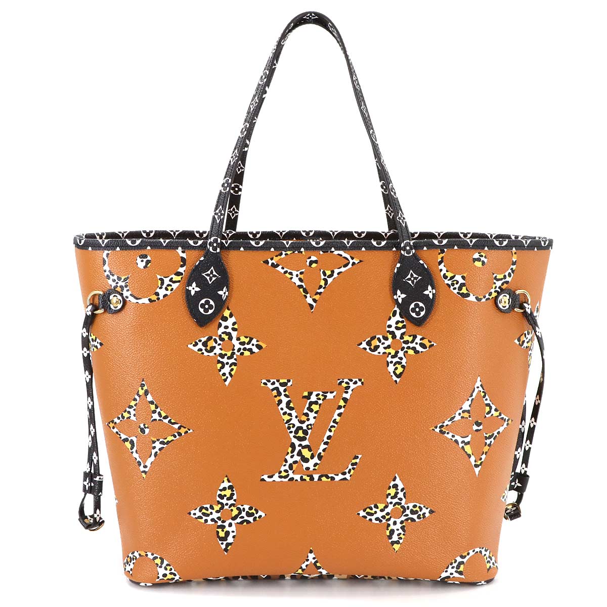 Monogram Jungle Neverfull MM Noir M44676 Purse