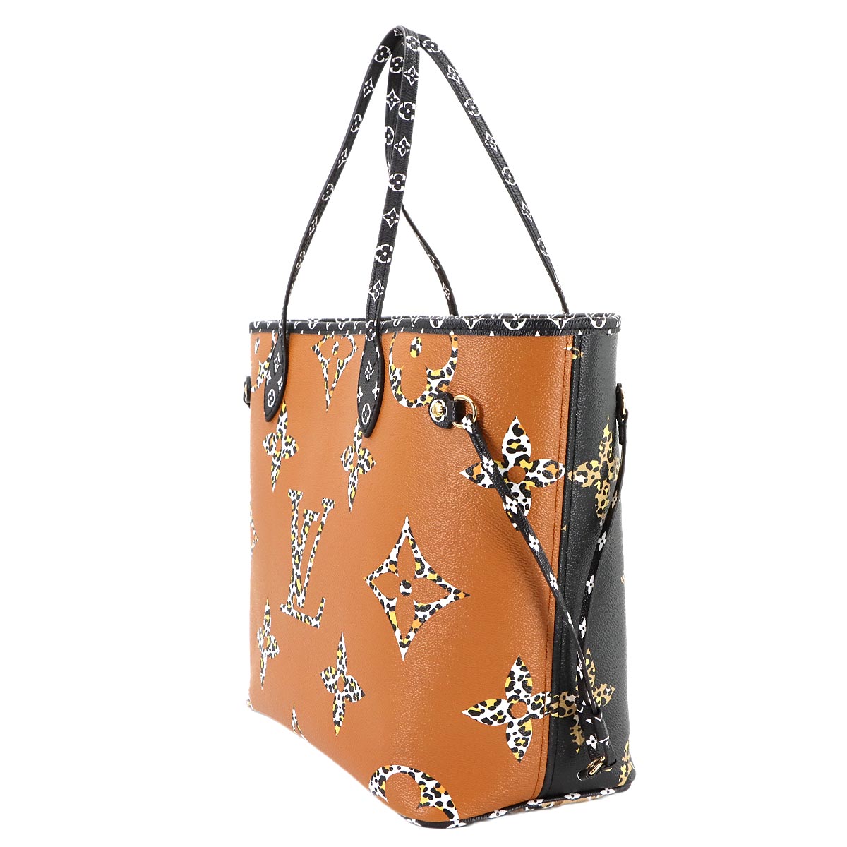 Monogram Jungle Neverfull MM Noir M44676 Purse