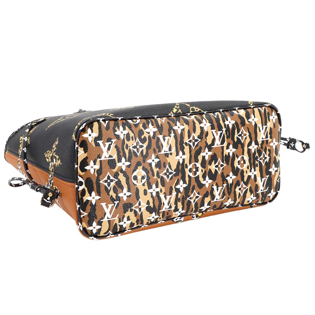 Monogram Jungle Neverfull MM Noir M44676 Purse