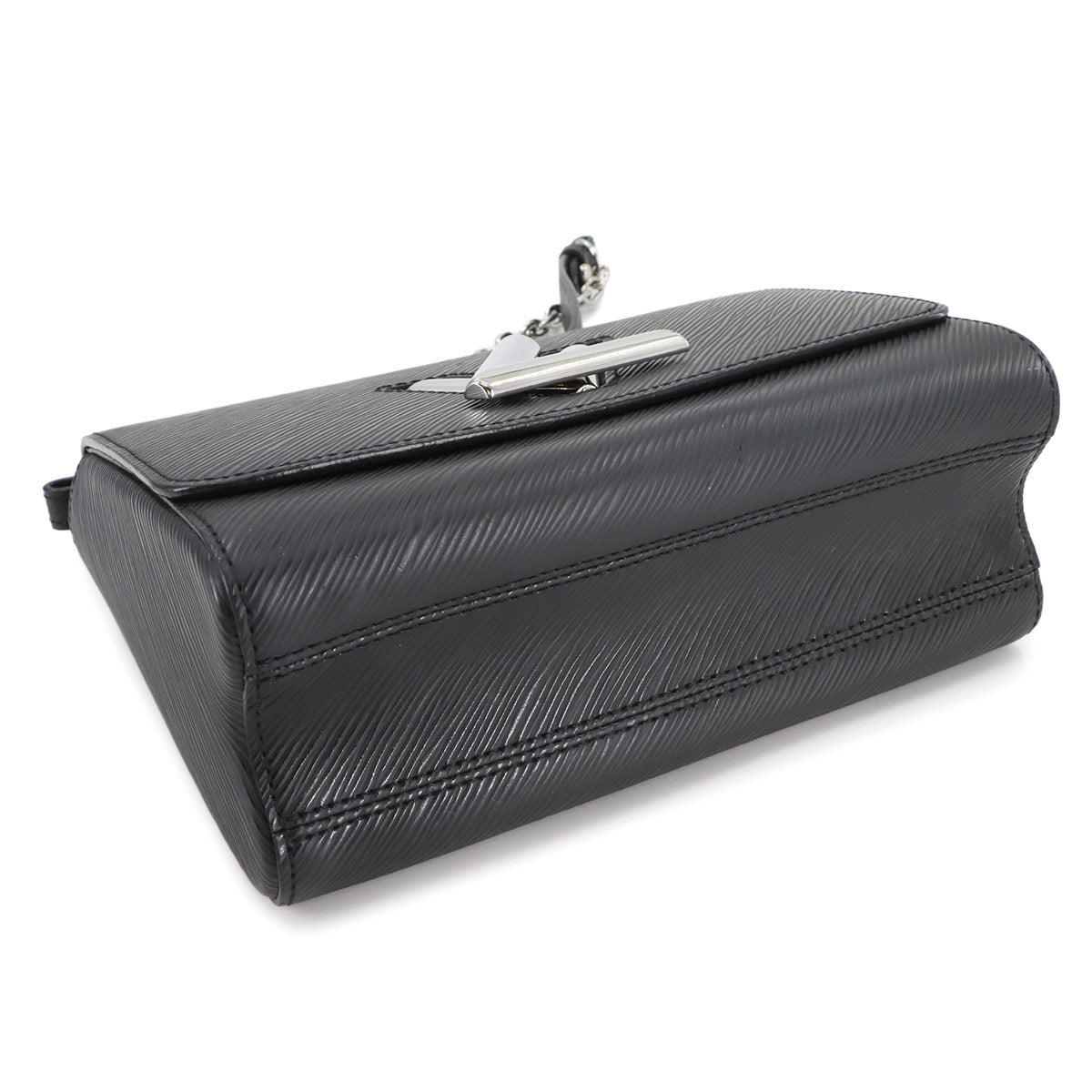 Epi Twist MM Chain Shoulder Bag Leather Noir M50282 Purse 90280537