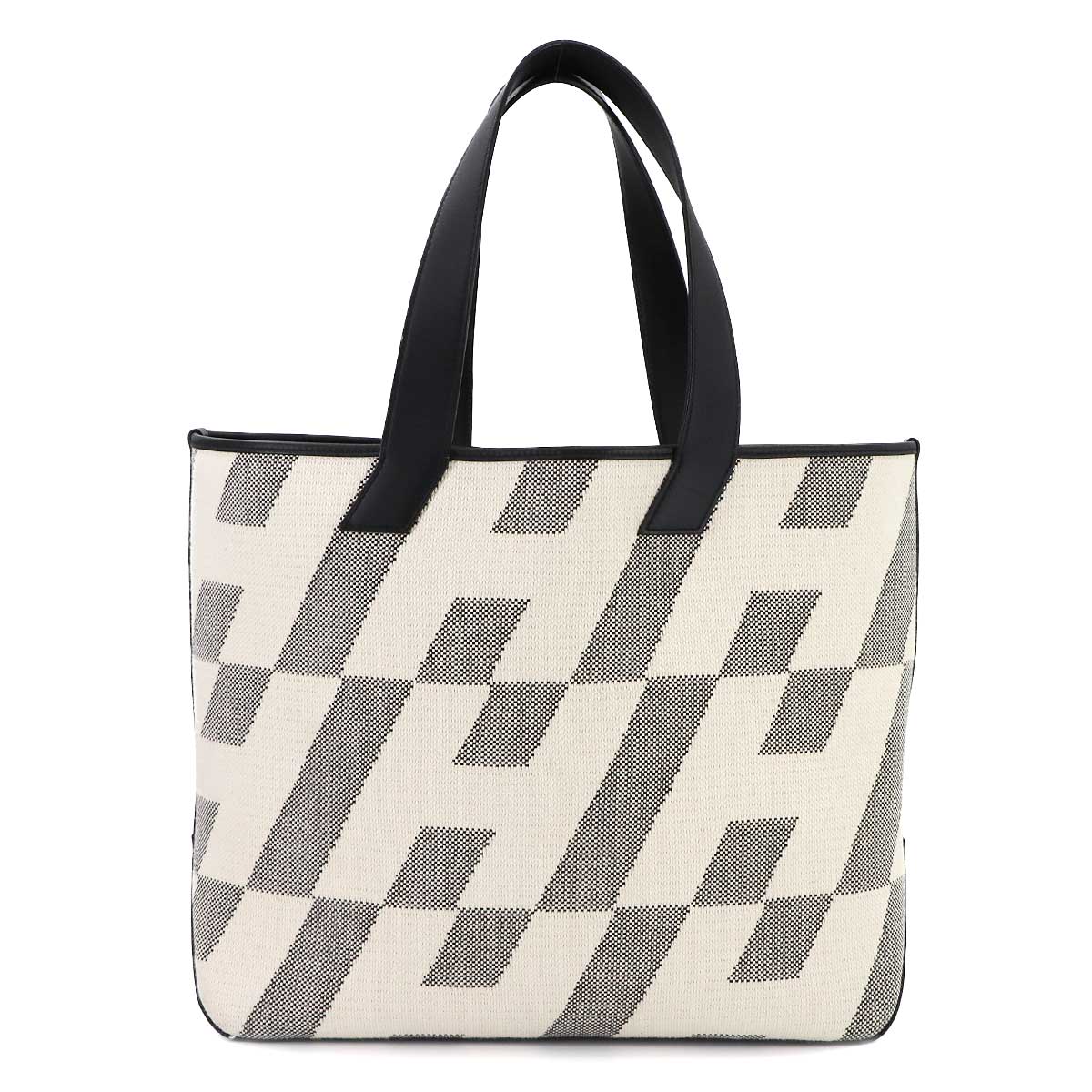 H en Biais 40 GM Tote Bag H Toilecanvas Swift Black Ecru 90280573