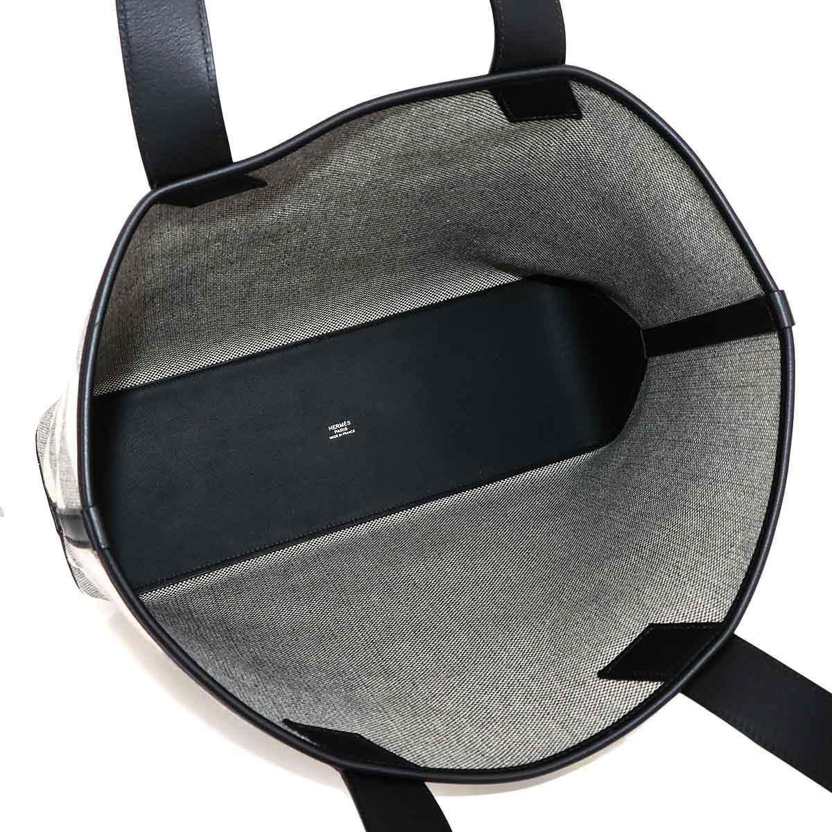 H en Biais 40 GM Tote Bag H Toilecanvas Swift Black Ecru 90280573