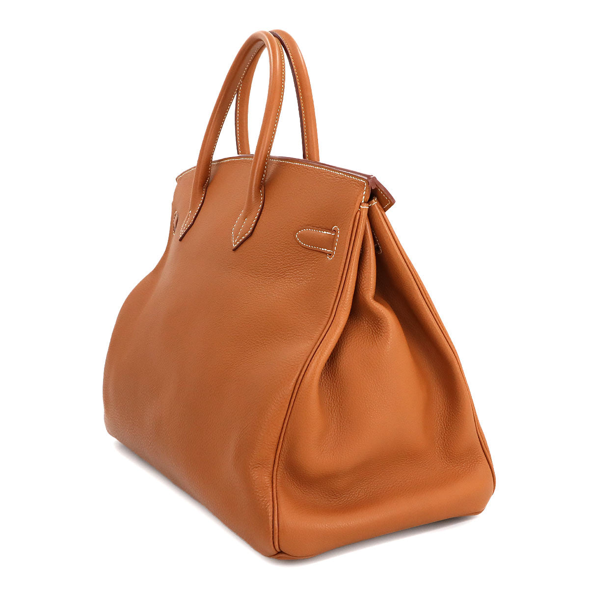 Birkin 40 Hand Bag Taurillon Clemence Gold Purse