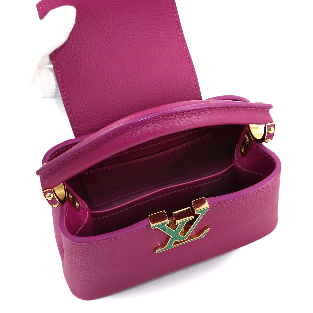 Capucines MINI Hand Shoulder Bag Taurillon Leather