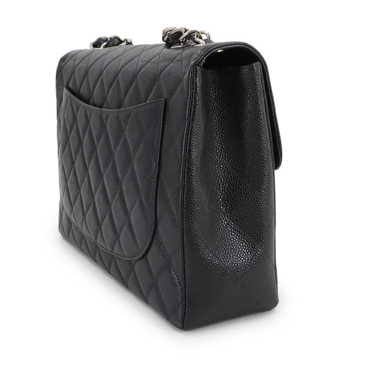 Matelasse 30 Chain Shoulder Bag Leather Black A28600