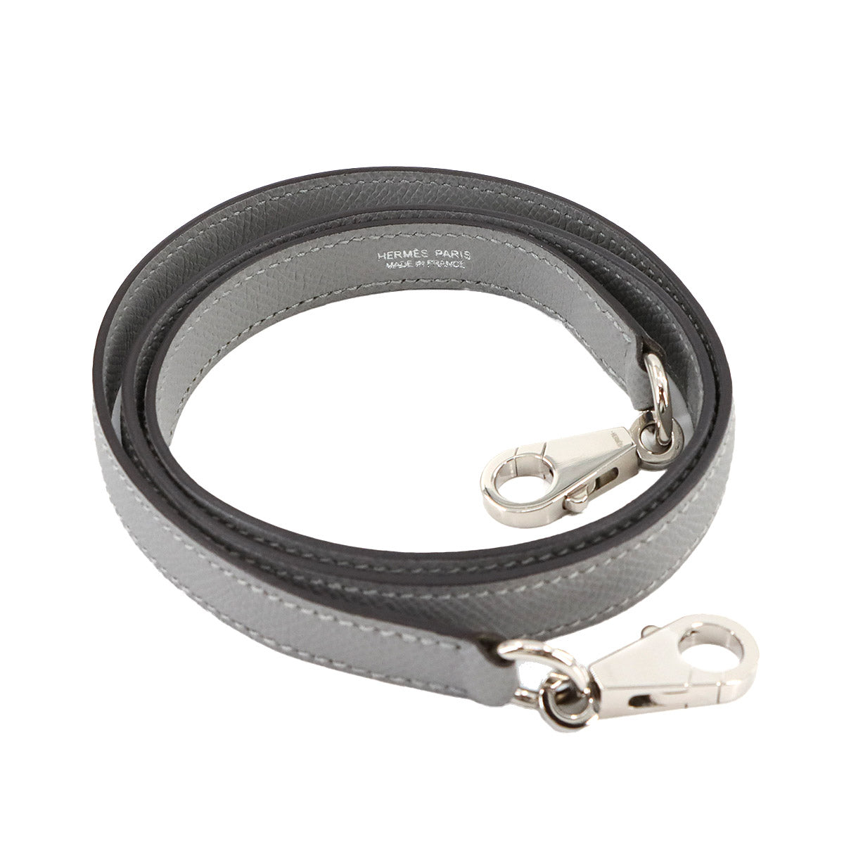 Shoulder Strap Epsom Leather Gris Mouette Accessory