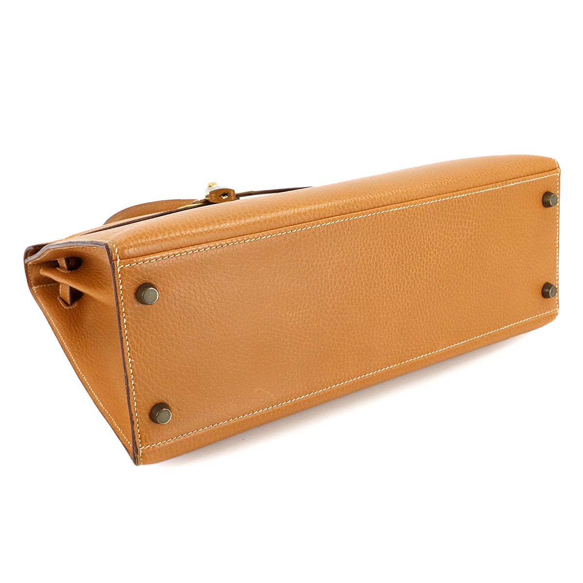 Kelly 32 2way Hand Shoulder Bag Ardennes Natural Brown Vintage