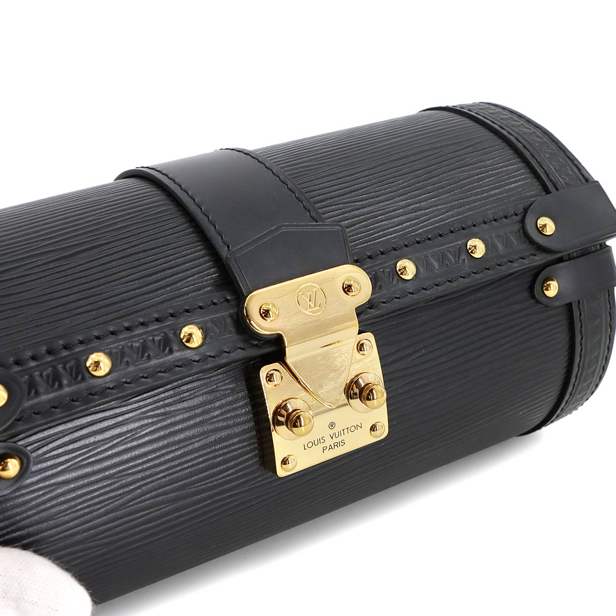 Epi Papillon Trunk Shoulder Bag Leather Noir M58655
