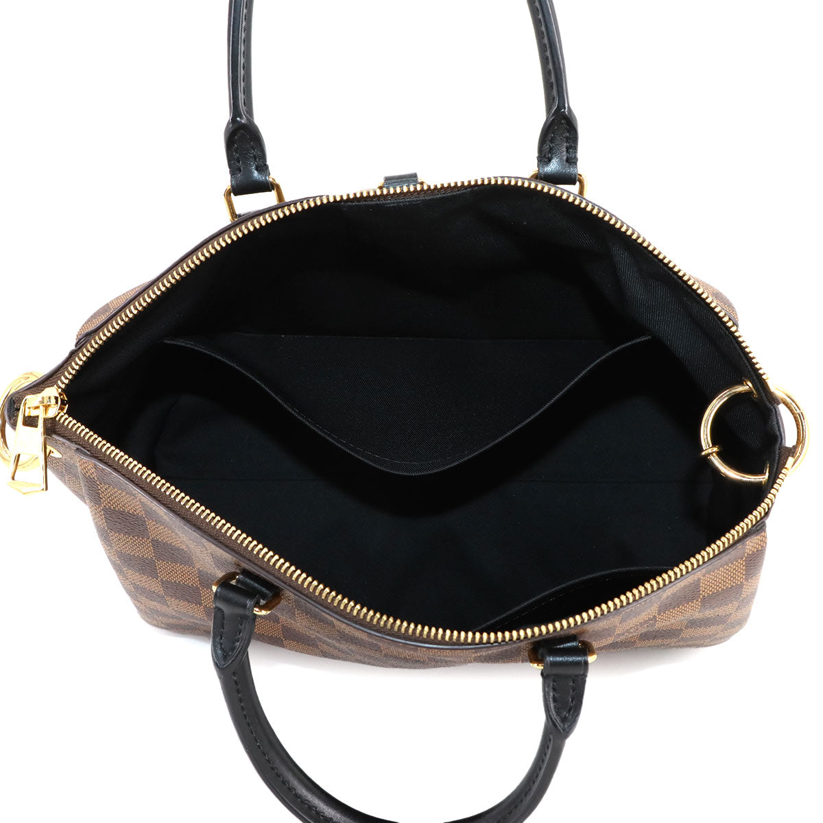 Damier Odeon MM Tote Shoulder Bag Ebene Black N45283 90280796