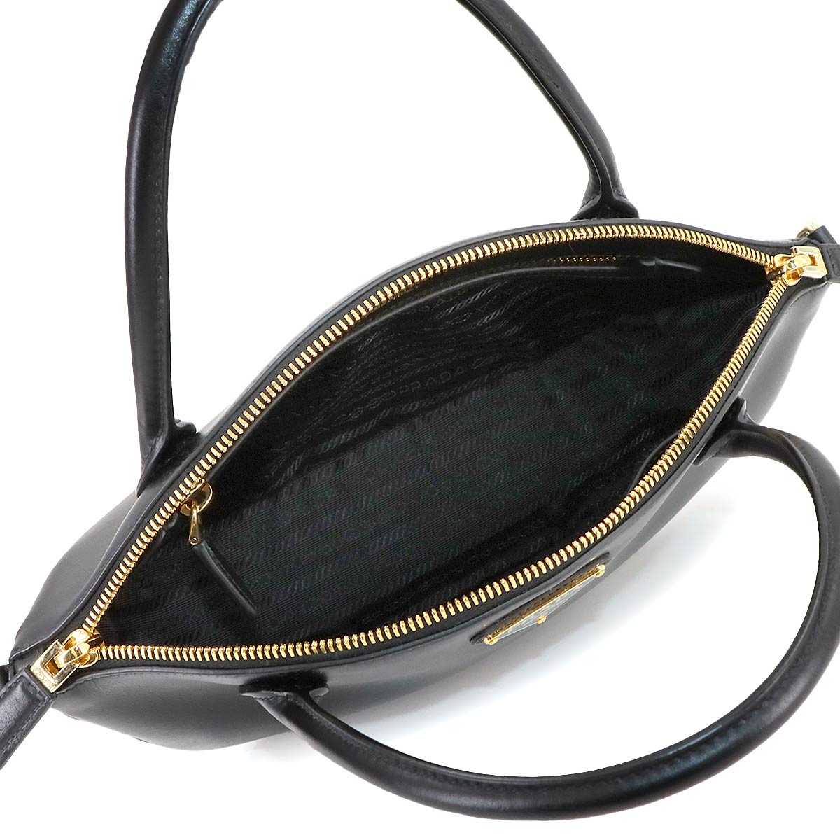 2way Hand Shoulder Bag Leather Nero 1BA427 Black Purse