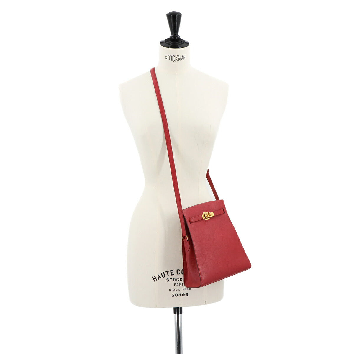 Kelly Sport PM Shoulder Bag Couchevel Epsom Rouge Vif Purse