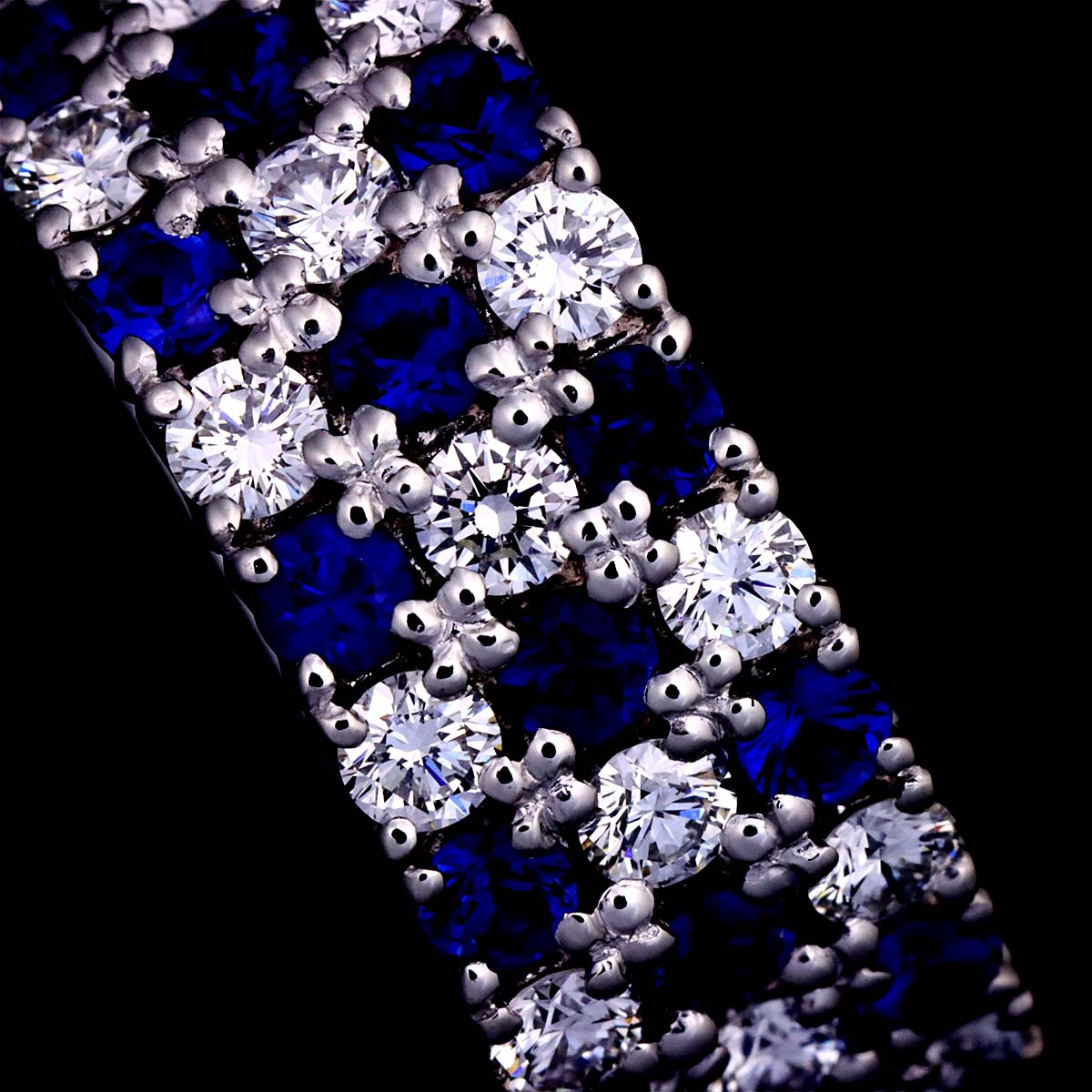 TASAKI Sapphire Diamond 0.55ct Ring Platinum size5.25(US)