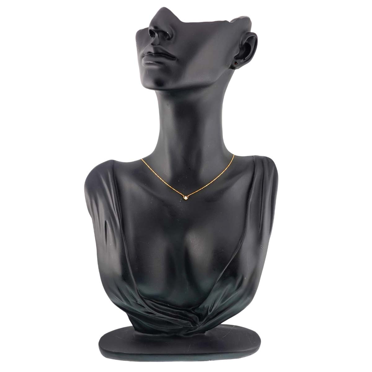 Heart Diamond Necklace 18K Yellow Gold 750