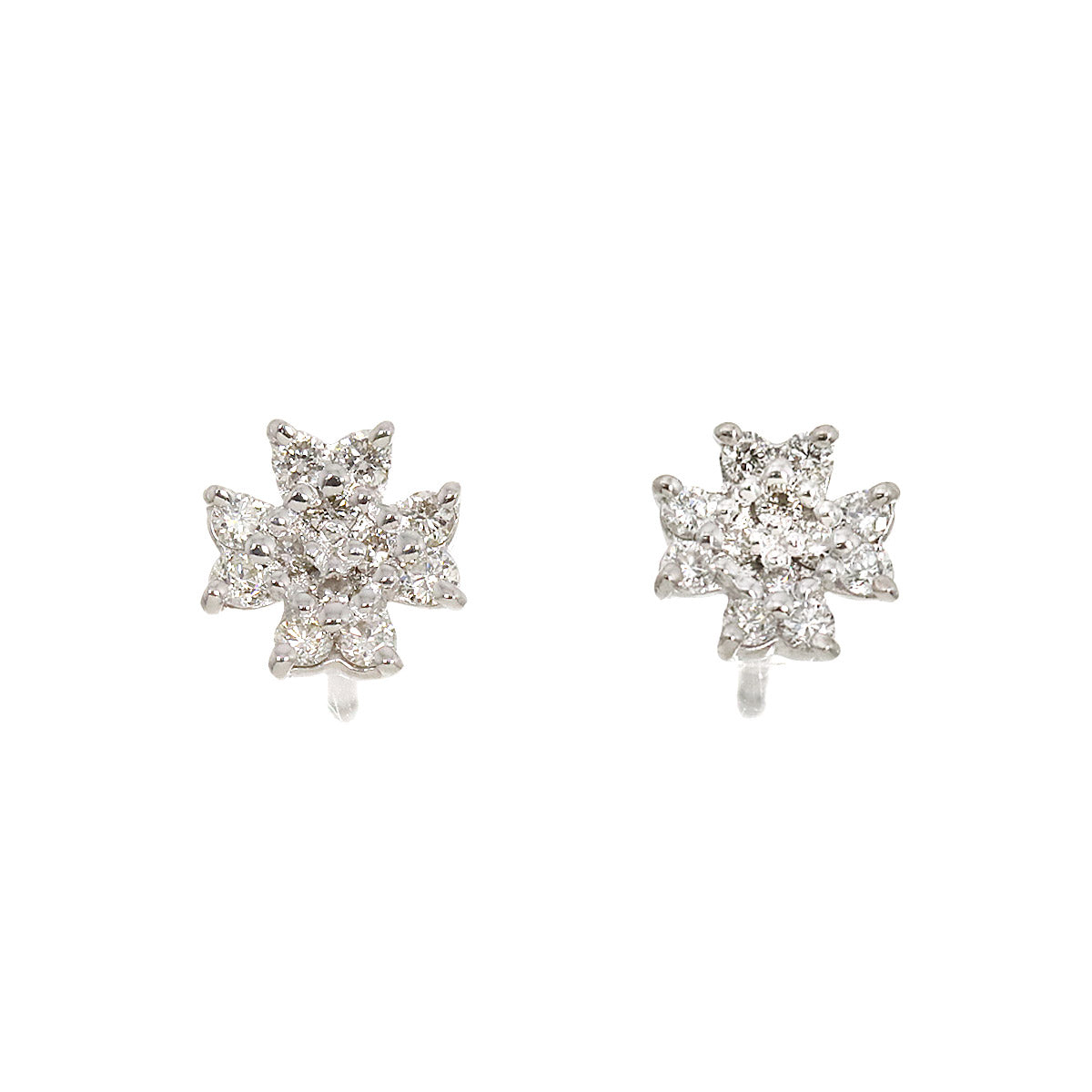 VENDOME Aoyama Diamond Earrings Pierced K18 White Gold 750