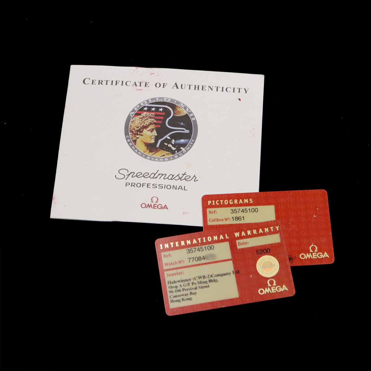 Speedmaster 3574.51 30th Apollo 17 model 3000 Limited Mens