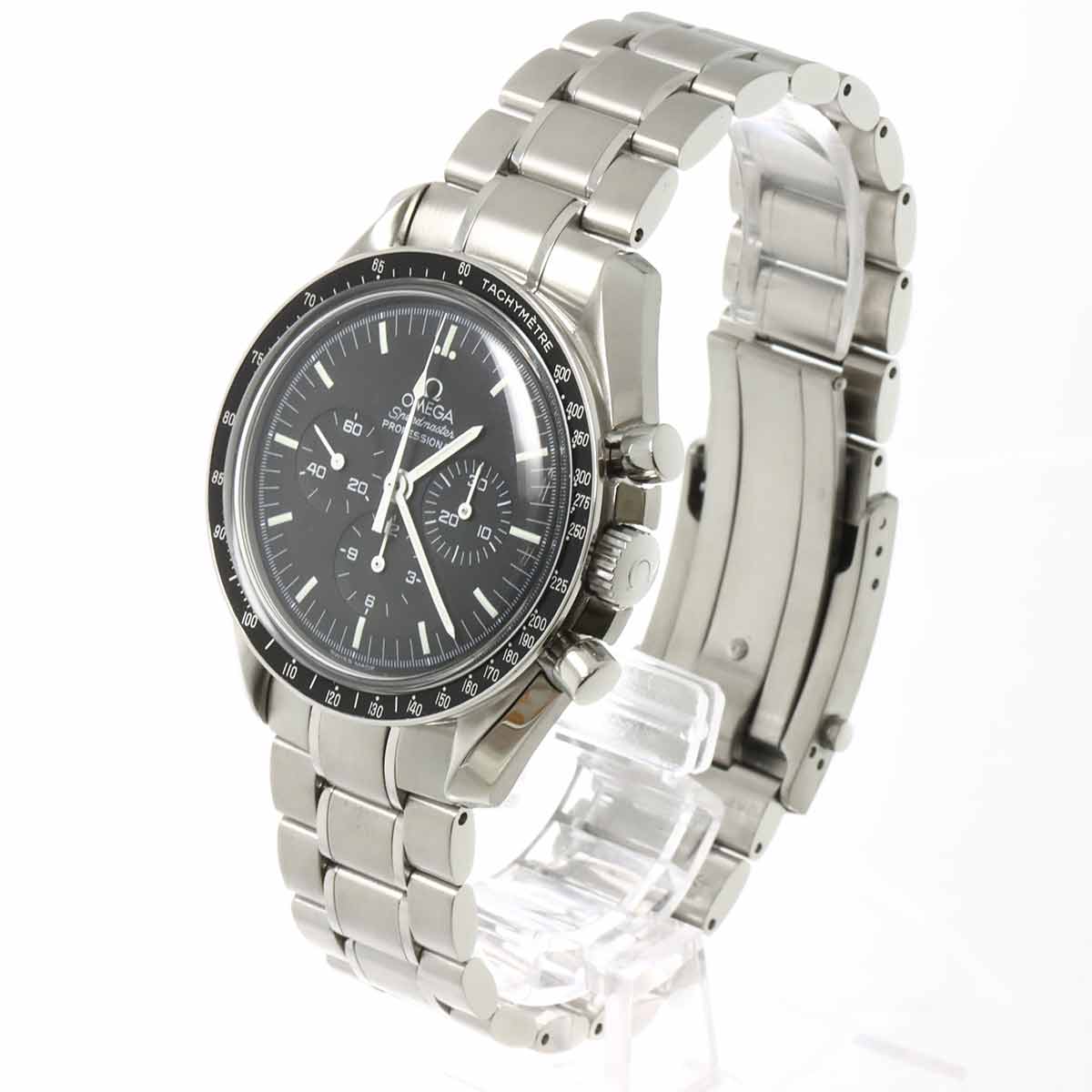 Speedmaster 3572 50 Hand Winding Black Dial Mens Watch