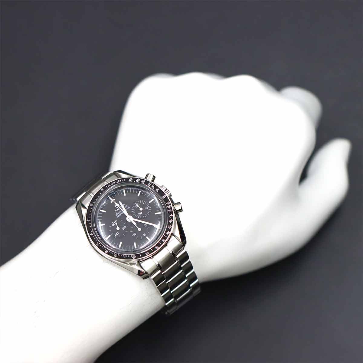 Speedmaster 3572 50 Hand Winding Black Dial Mens Watch