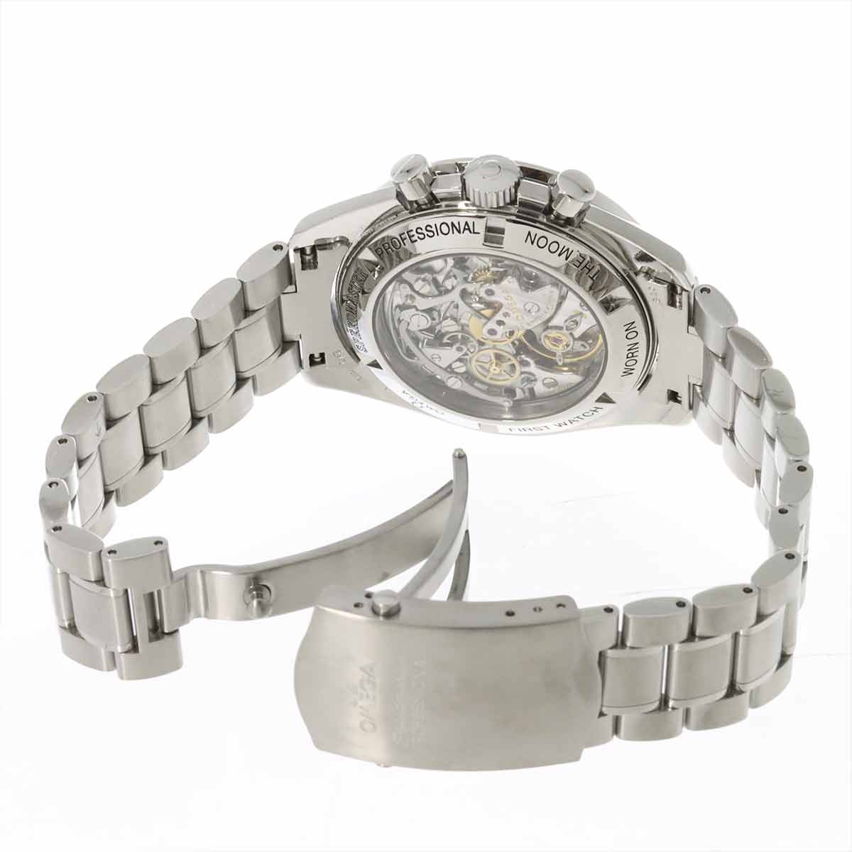 Speedmaster 3572 50 Hand Winding Black Dial Mens Watch