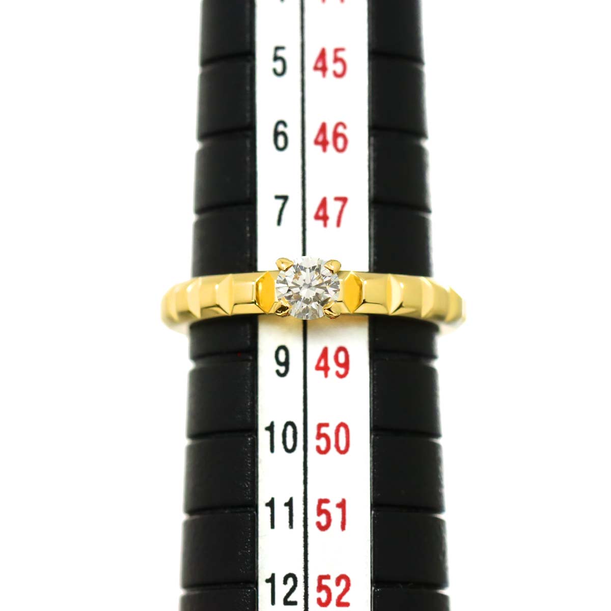 BOUCHERON Diamond 0.21ct E/VVS1/3EX Ring 18K YG 750 size48 4.5(US)