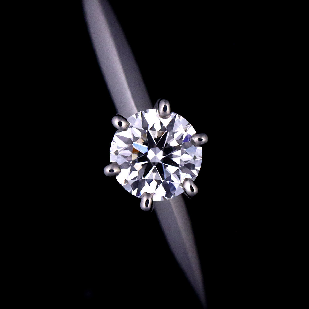 Diamond 0.21ct Ring Pt 4.75-5(US)