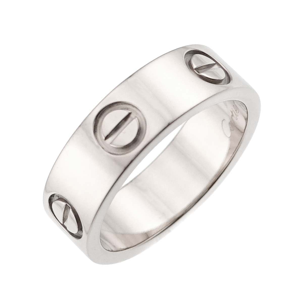 Love Ring 18K White Gold 750 size49 4.5(US)