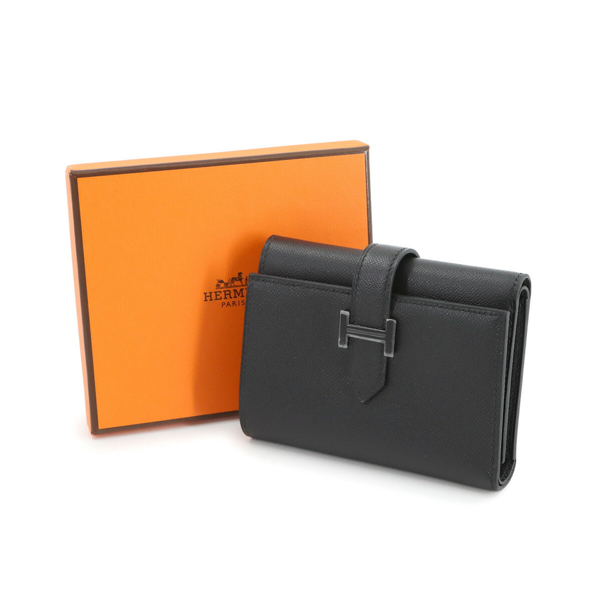 Bearn Combine Monochrome So black Compact Wallet Veau Madame