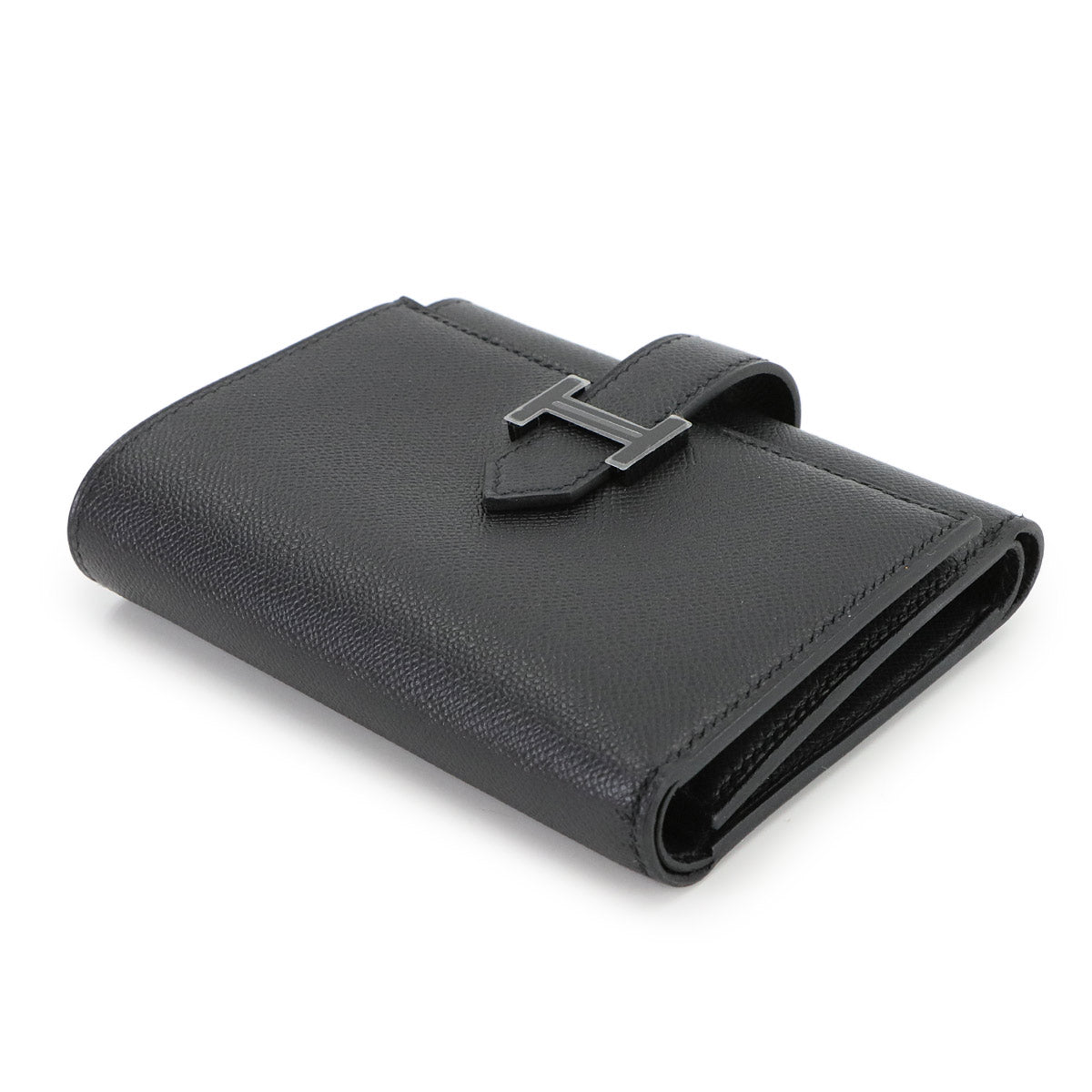 Bearn Combine Monochrome So black Compact Wallet Veau Madame