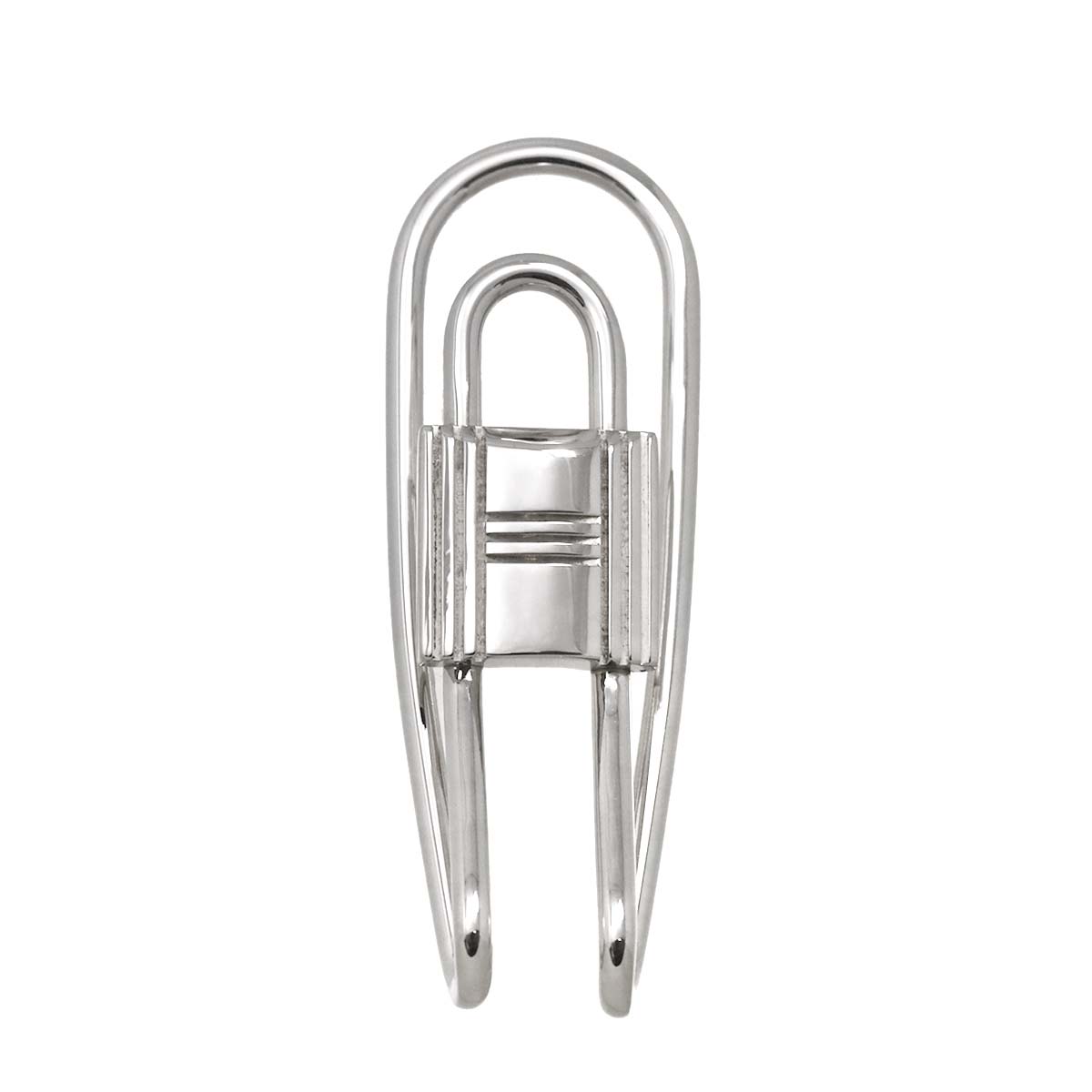 HERMES Cadena motif Money clip SV 925