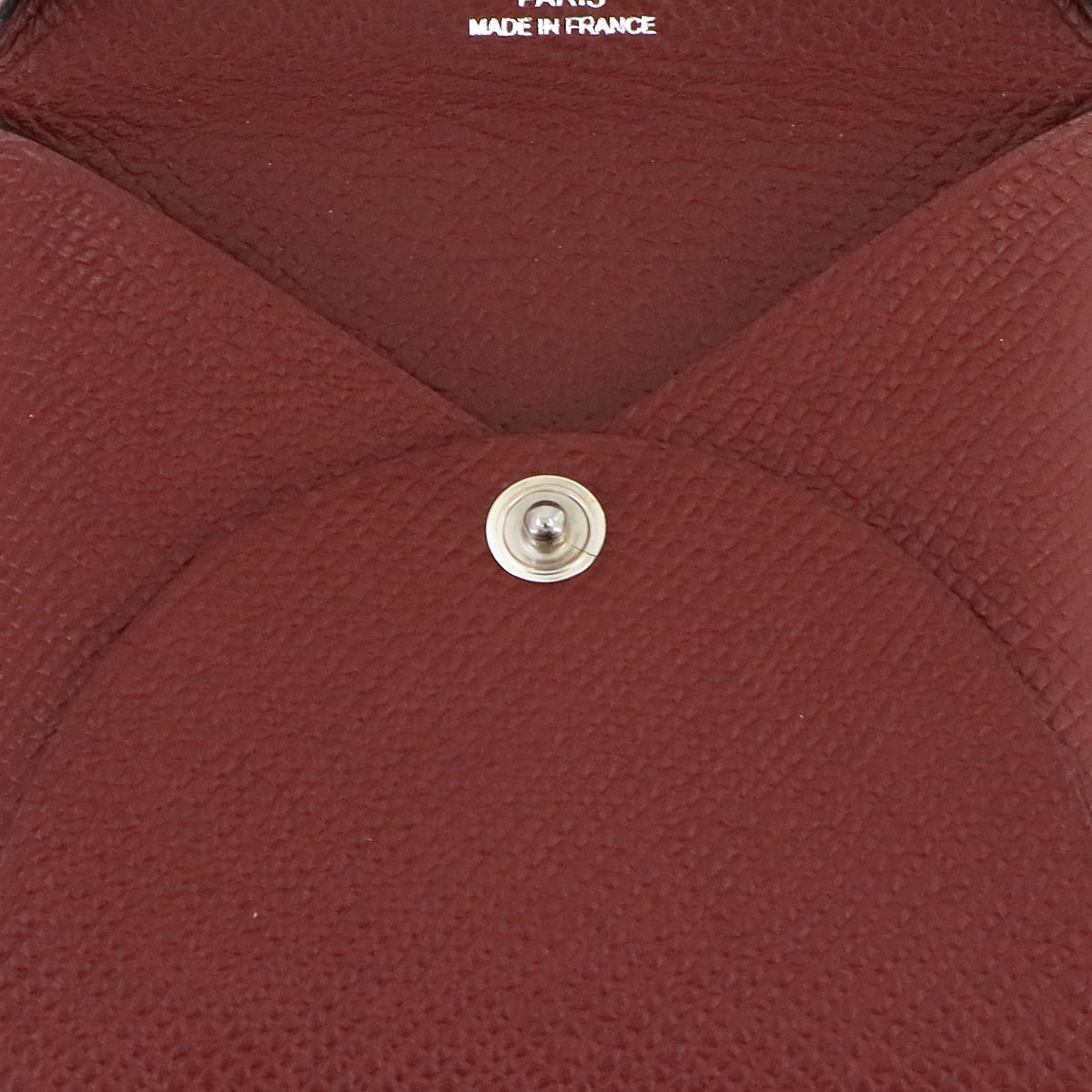 Bastia Coin Case Purse Veau Epsom Rouge H