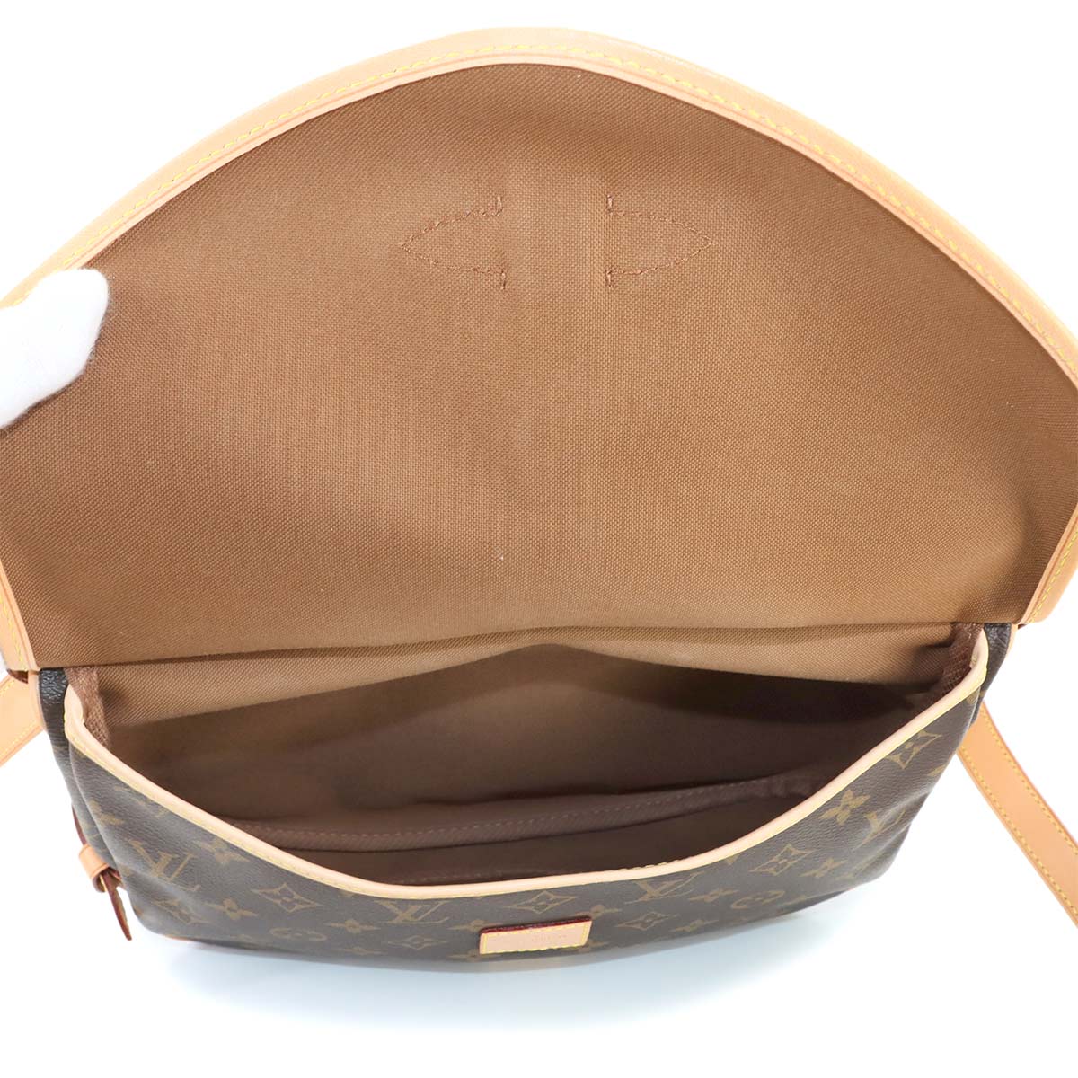 LOUIS VUITTON Monogram Samur 30 Shoulder Bag Brown M42256 Purse