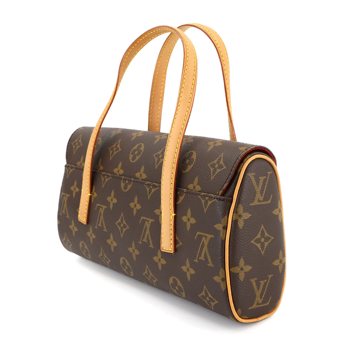 LOUIS VUITTON Monogram Sonatine Hand Bag Brown M51902 Purse