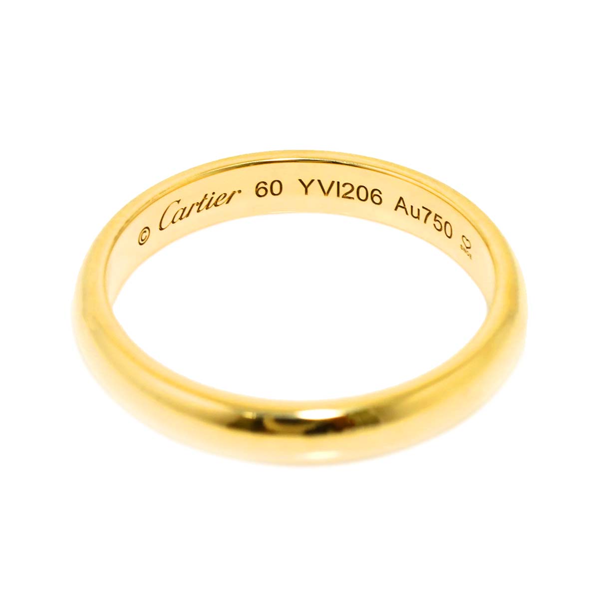 Classic Ring 18K Yellow Gold 750 size60 8.75-9(US)