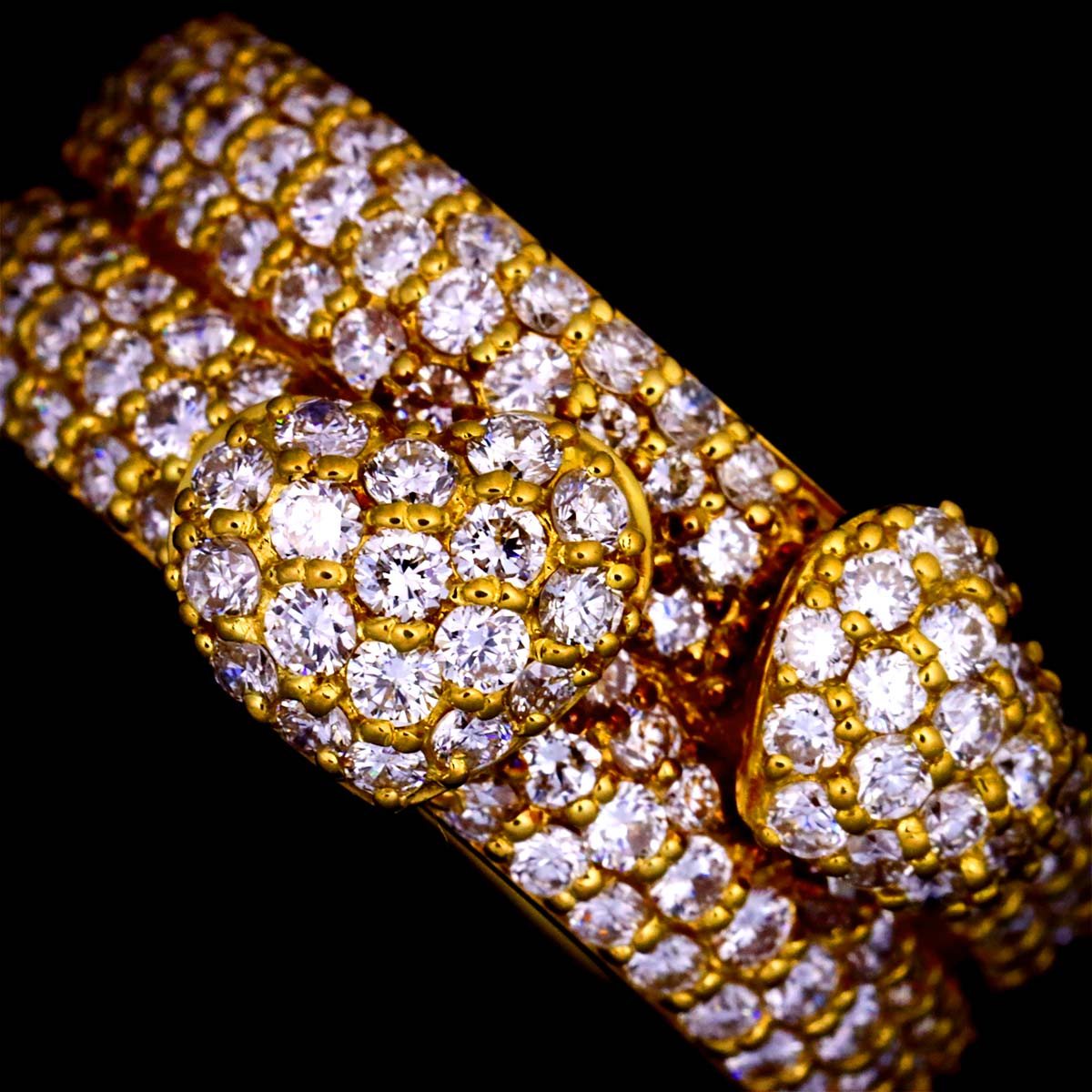 Ponte Vecchio Diamond 1.56ct Heart Ring 18K YG 750 6(US)