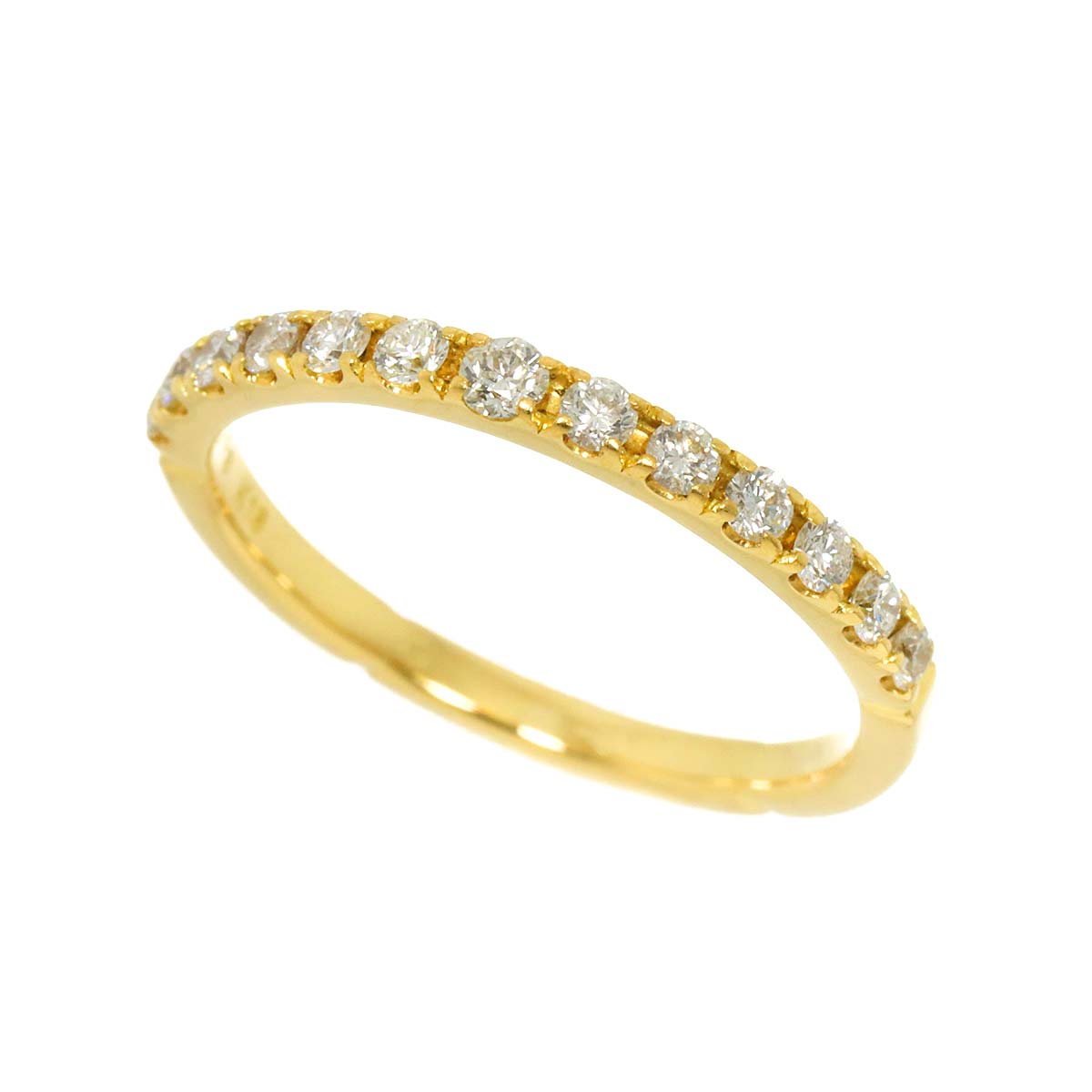 Festaria Diamond 0.28ct/0.041ct Ring 18K YG 750 Size6.25-6.5(US)