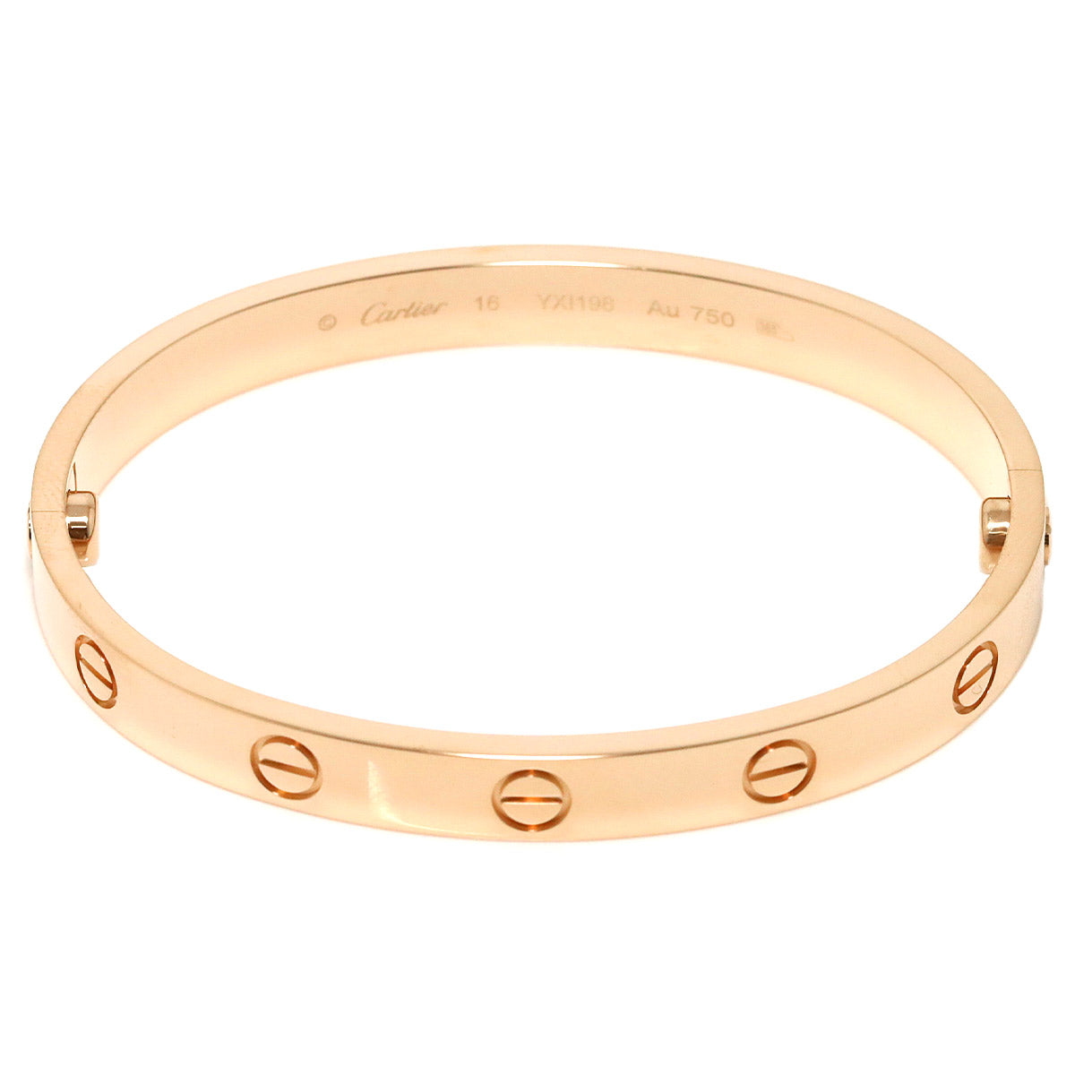 Love Bracelet Bangle 18K Pink Gold 750 Size16