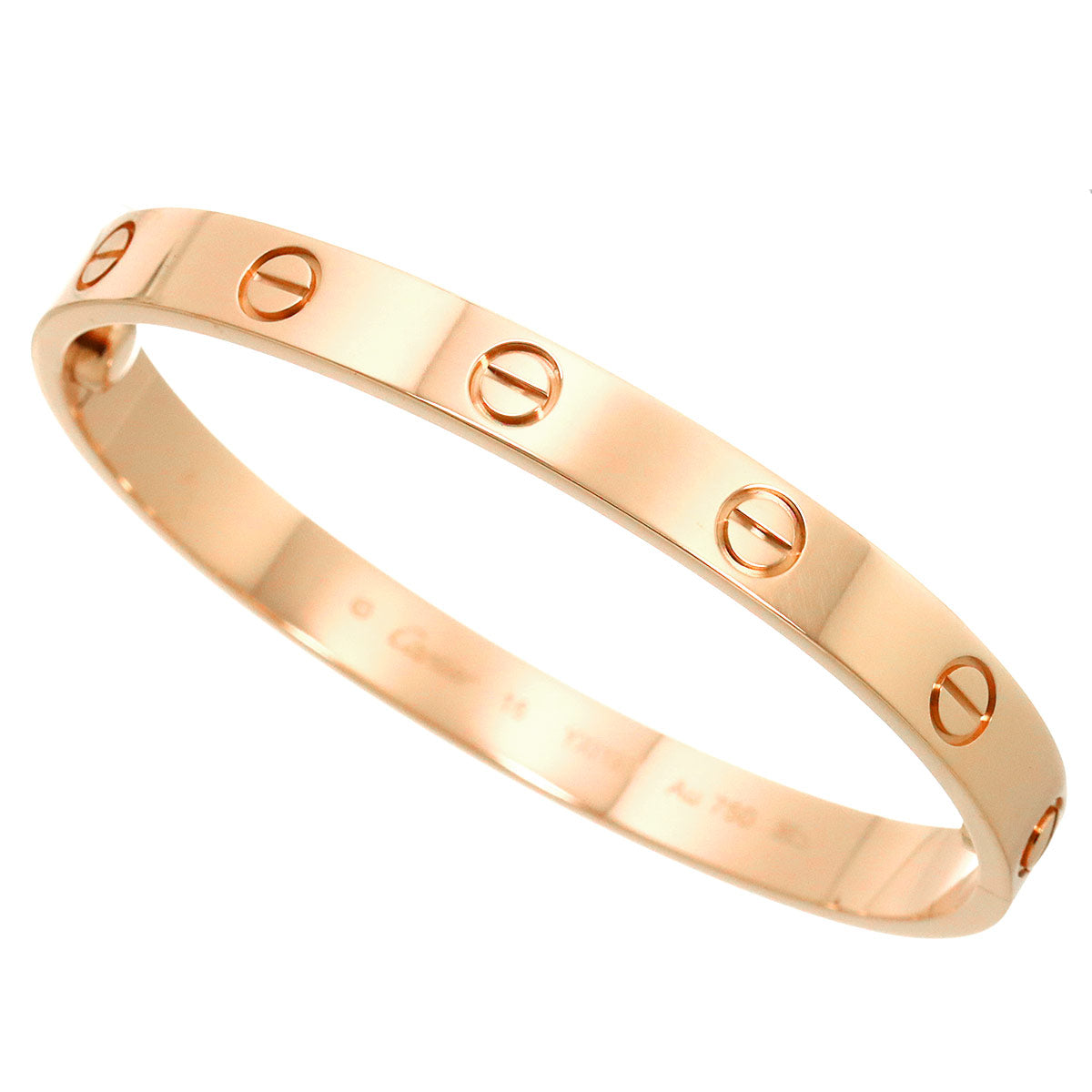 Love Bracelet Bangle 18K Pink Gold 750 Size16