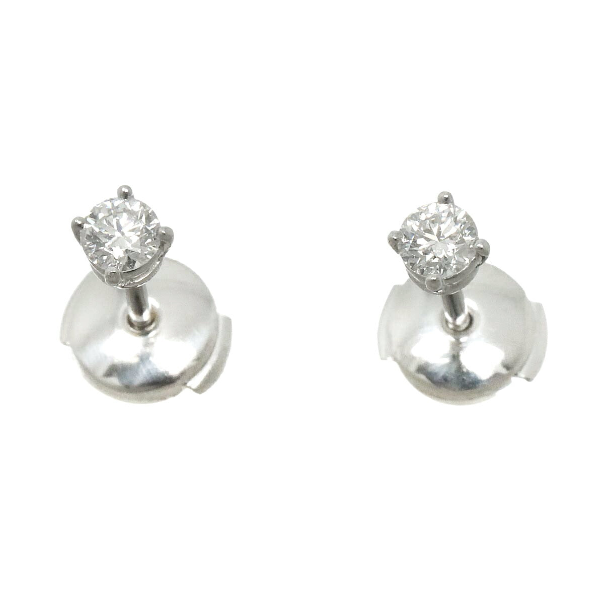 Diamond Earrings Pierced Pt