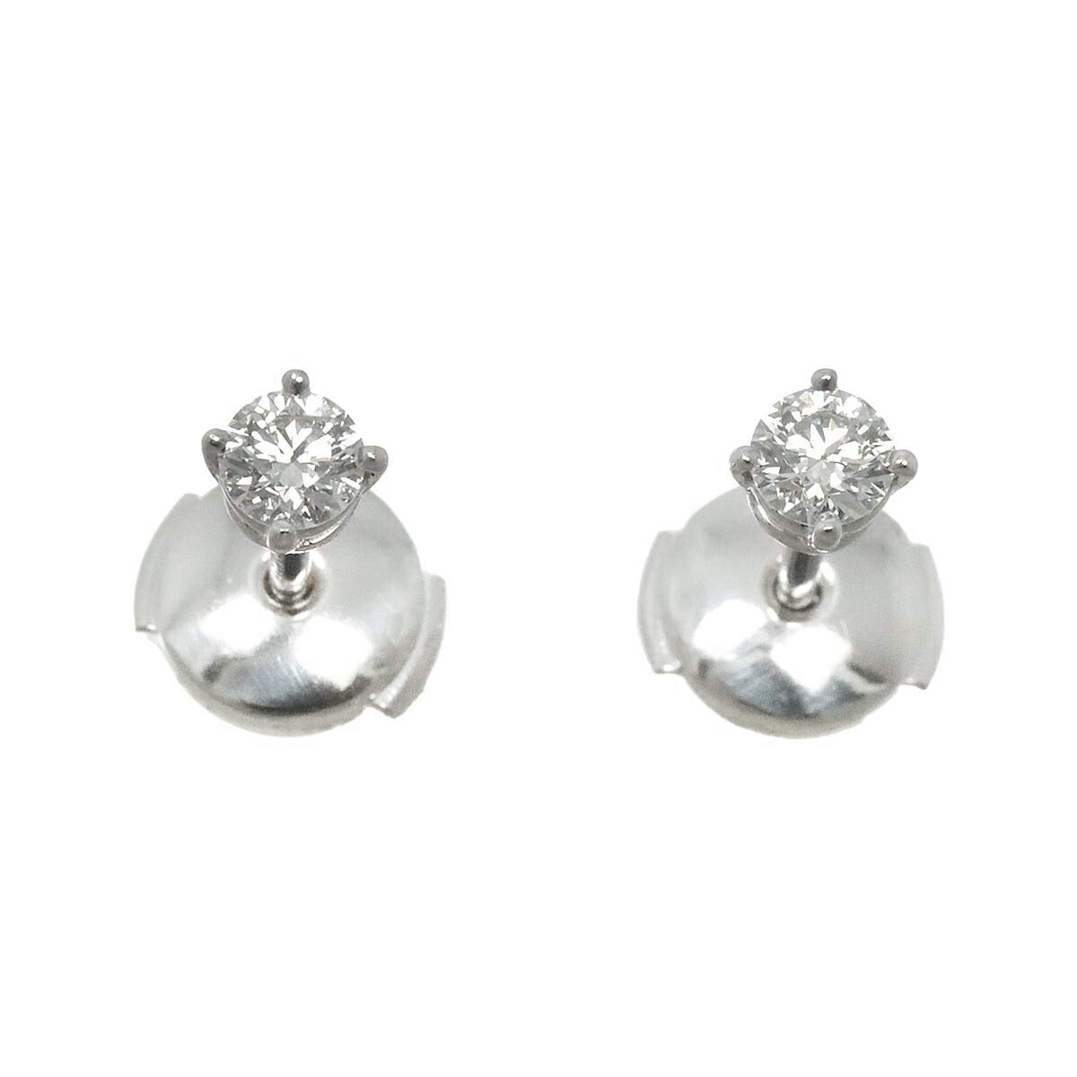 Diamond Earrings Pierced Pt