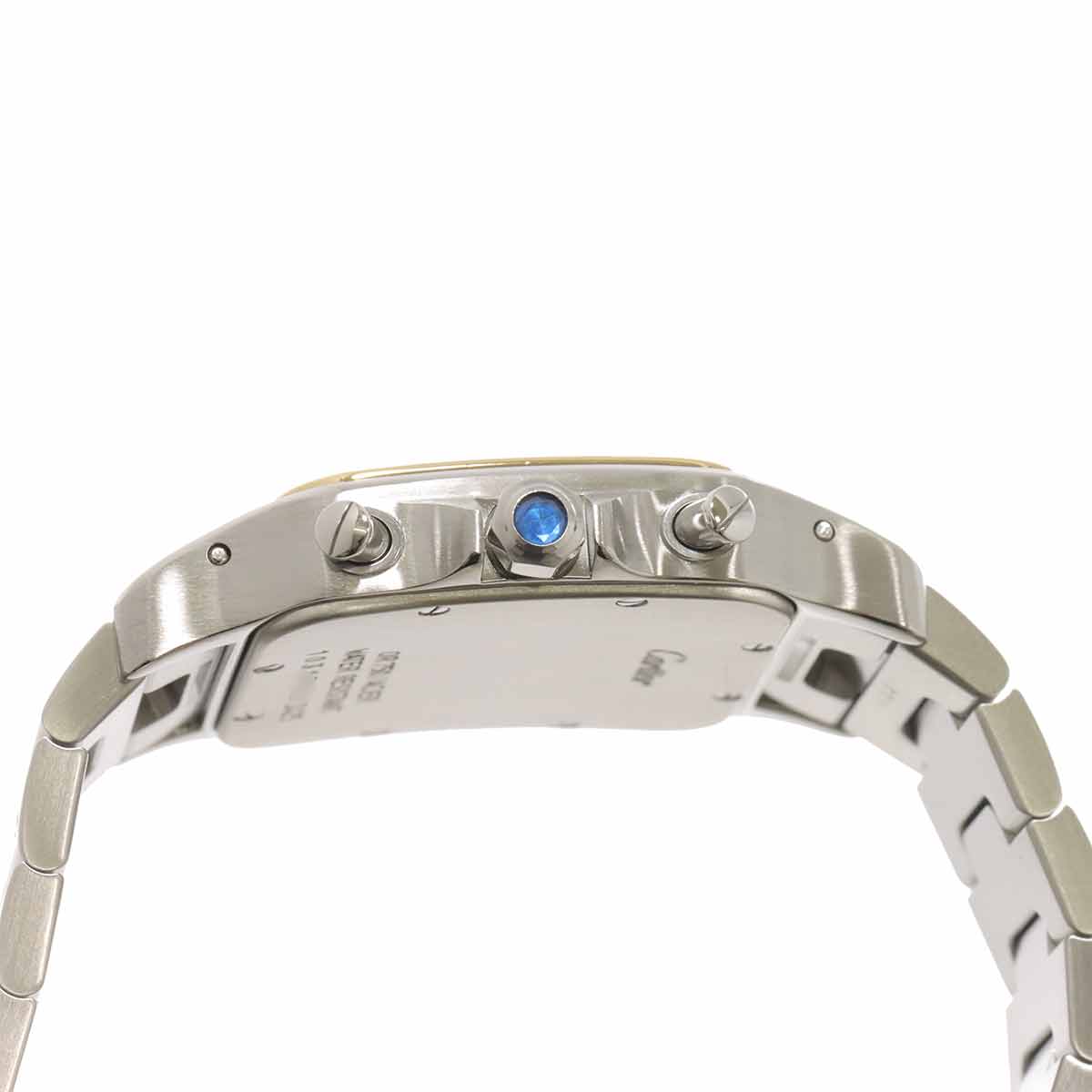 Santos Galbee LM W20042C4 750 YG Cream Dial Mens Watch