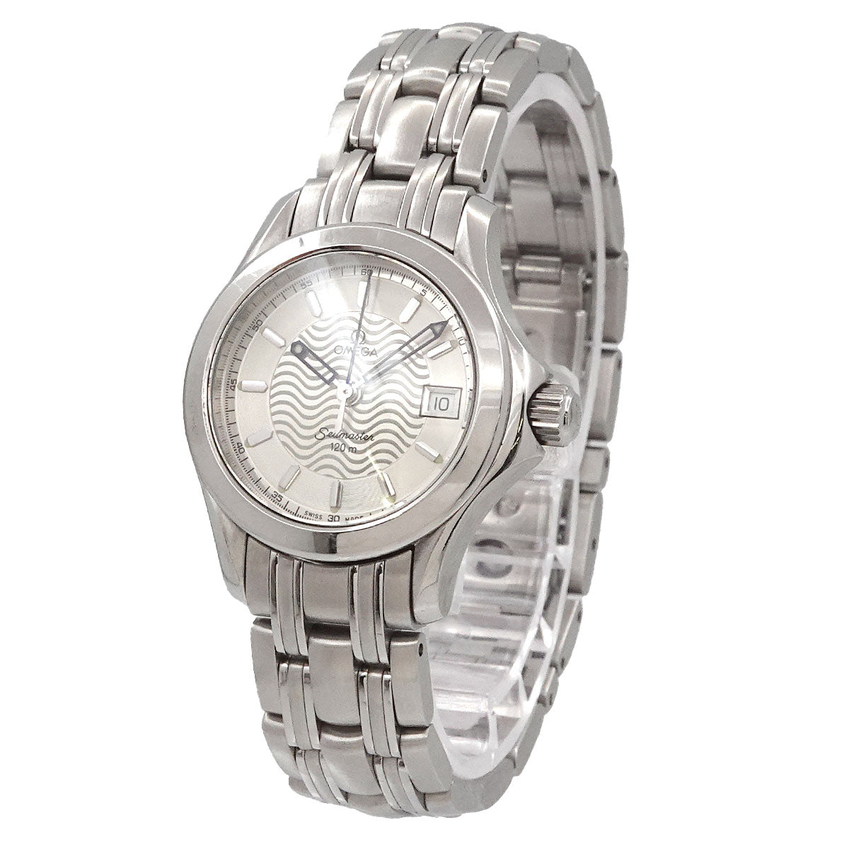 Seamaster 120 Date 2571 31 Quartz Silver Dial Ladies Watch