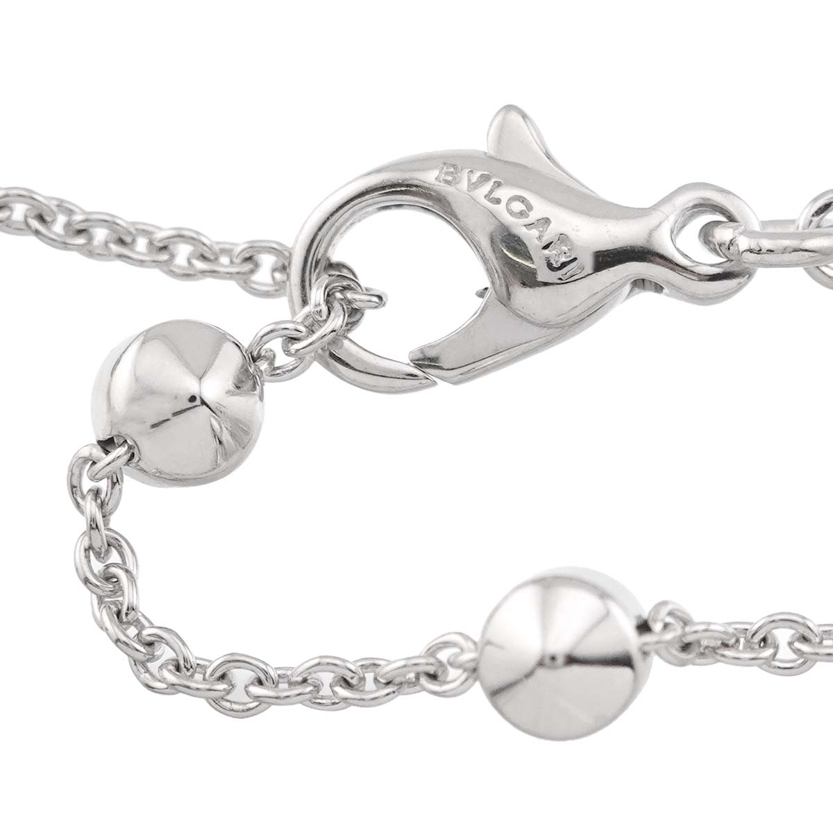 Diamond Necklace 18K White Gold 750