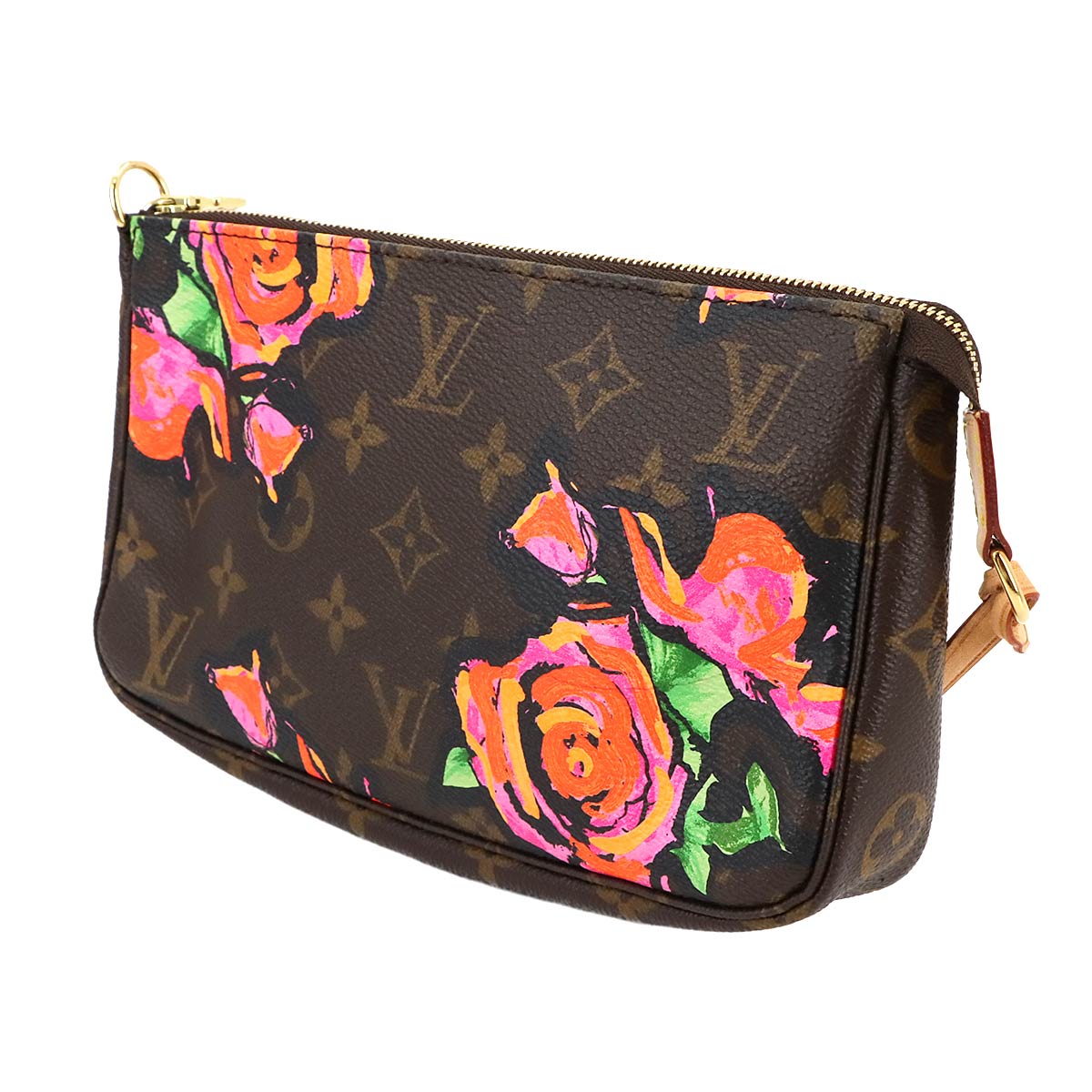 Monogram Rose Pochette Accessoires Hand Bag M48615