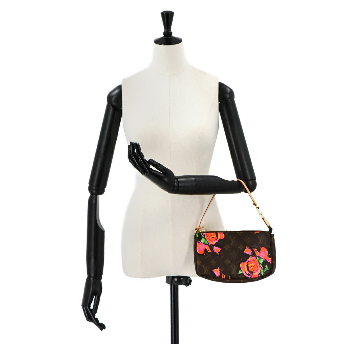 Monogram Rose Pochette Accessoires Hand Bag M48615