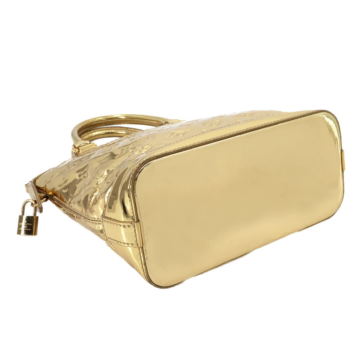 Monogram Miroir Lock it Hand Bag Gold M95450 Purse