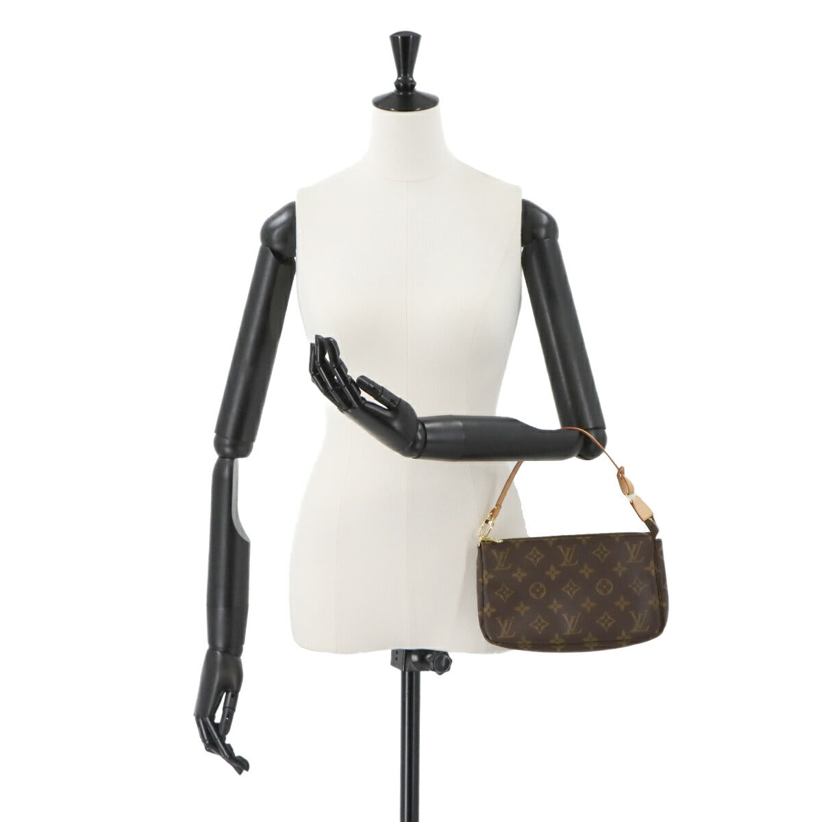 Monogram Pochette Accessoires Hand Bag Pouch Brown M51980