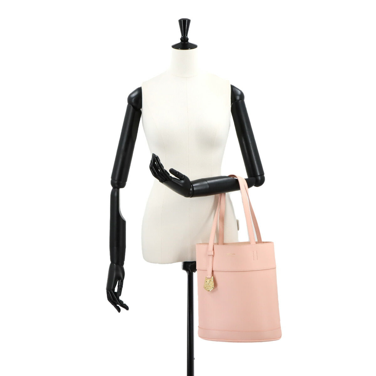 Salvatore Ferragamo Tote Bag Leather Pink 217533 Purse